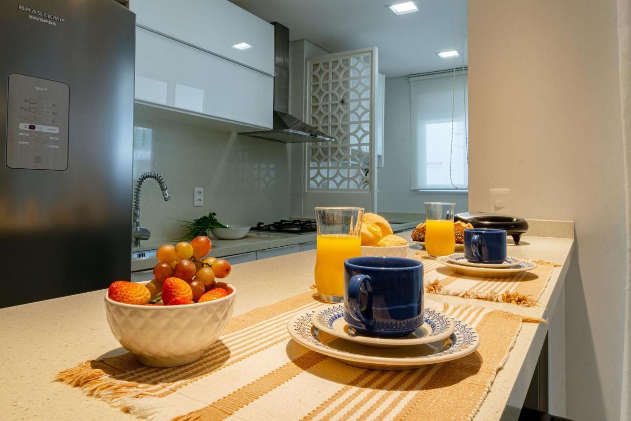 Varandas Do Atlantico - Apartamento Em Condominio Pe Na Areia Бомбиньяс Экстерьер фото