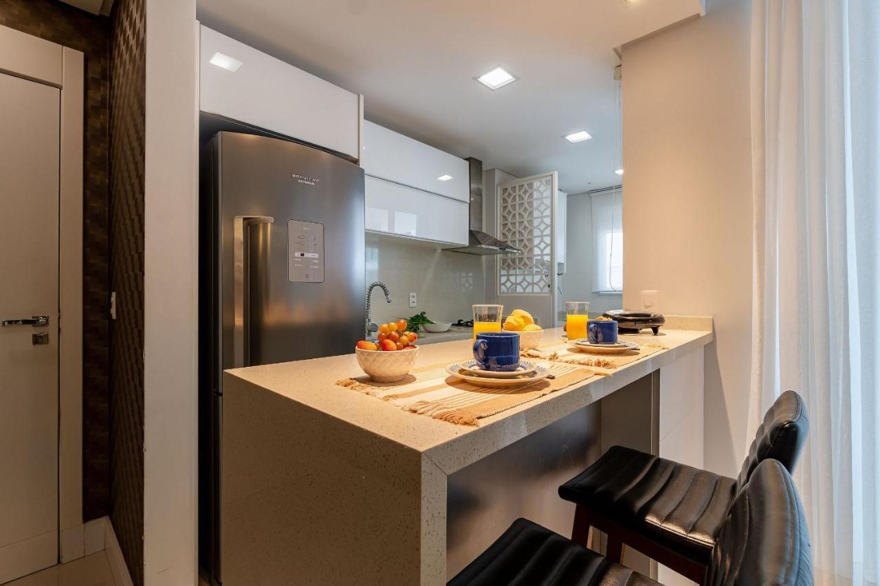 Varandas Do Atlantico - Apartamento Em Condominio Pe Na Areia Бомбиньяс Экстерьер фото
