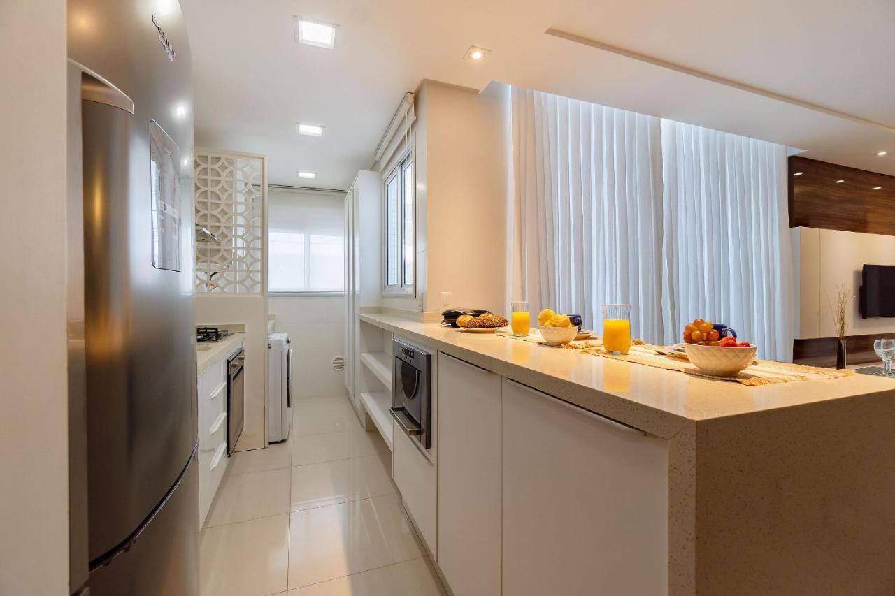 Varandas Do Atlantico - Apartamento Em Condominio Pe Na Areia Бомбиньяс Экстерьер фото